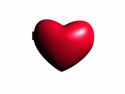 Heart locket GIF with Billy Gates